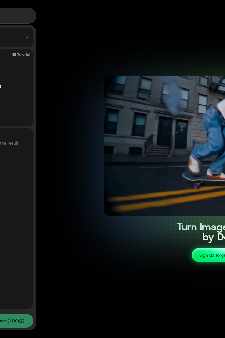 Captura de pantalla de DomoAI - Animación