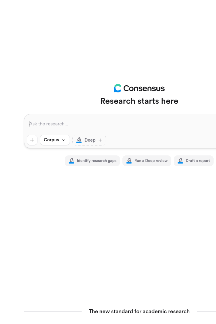 Captura de pantalla de Consensus - Hero