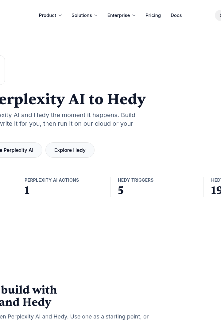 Captura de pantalla de Activepieces - Integración Perplexity AI
