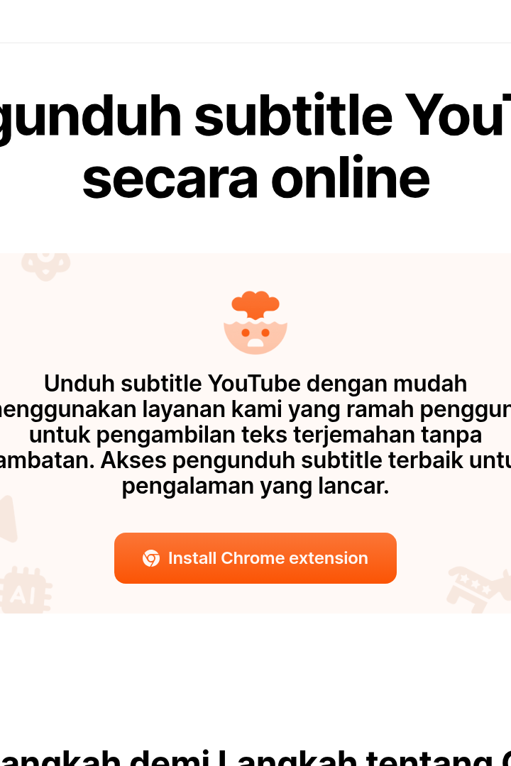 Captura de pantalla de Eightify - Descargador de Subtítulos de YouTube