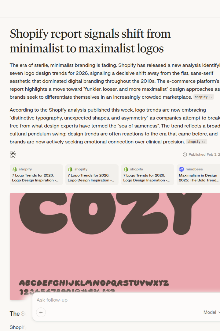 Captura de pantalla de Perplexity AI - Perplexity Pages (Contenido Curado)