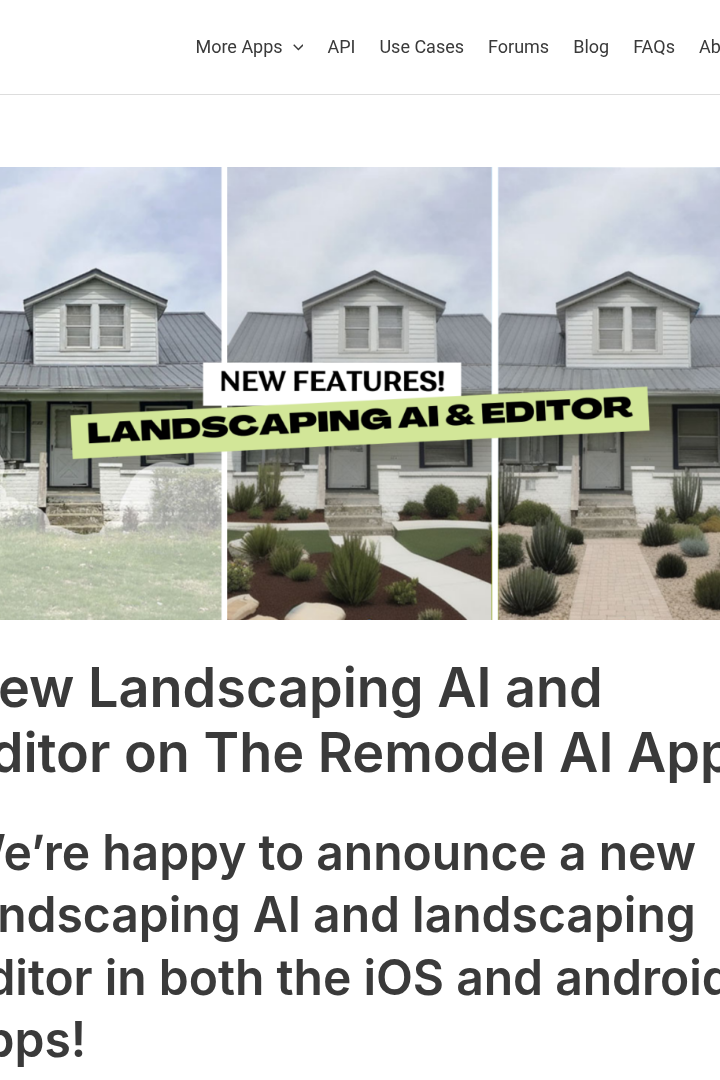 Captura de pantalla de Remodel AI - IA de Paisajismo y Editor