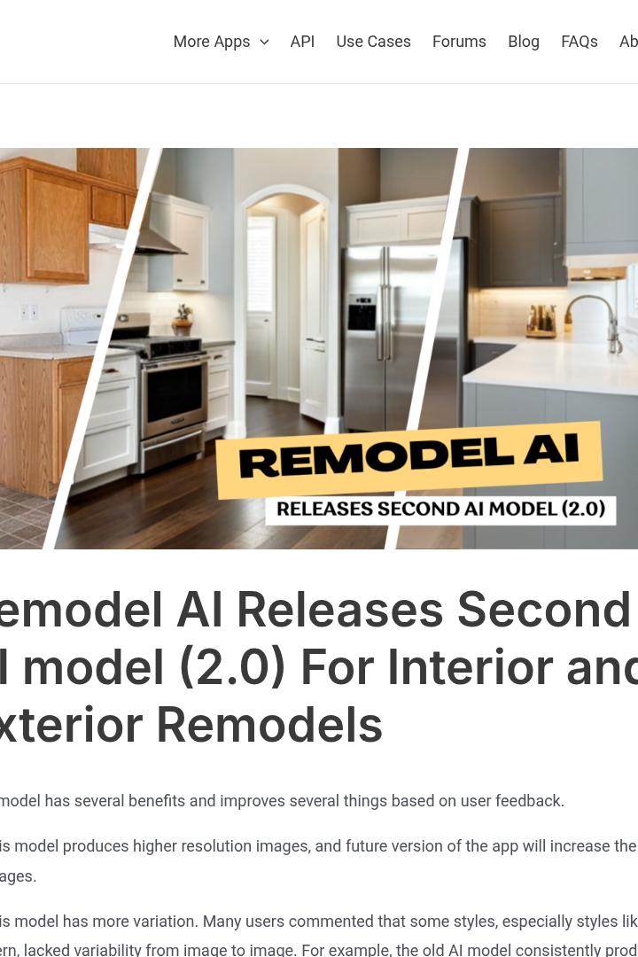 Captura de pantalla de Remodel AI - Remodelaciones Interiores y Exteriores
