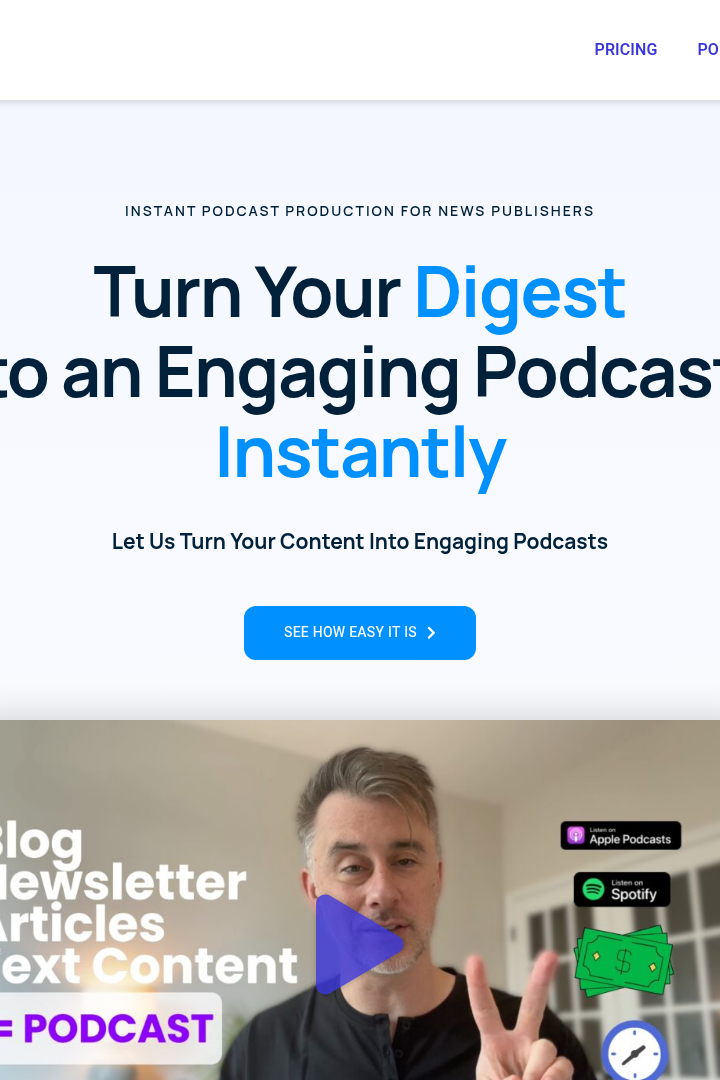 Captura de pantalla de Podcraftr - Casos de Uso (Podcasts de Noticias)