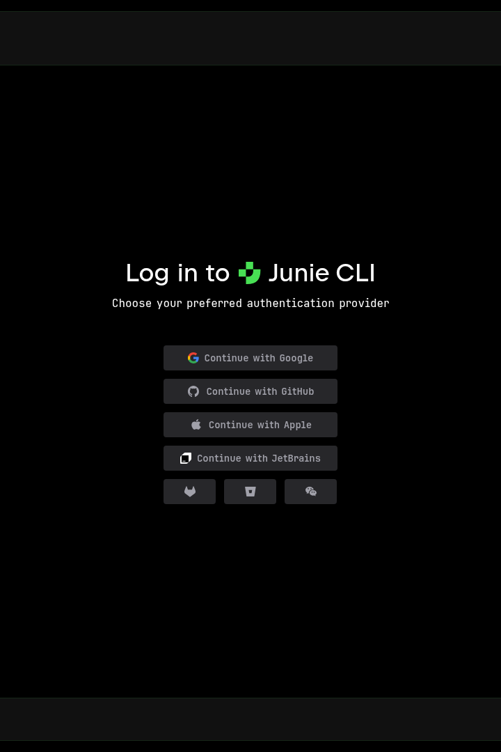 Captura de pantalla de Junie - Precios y Tokens