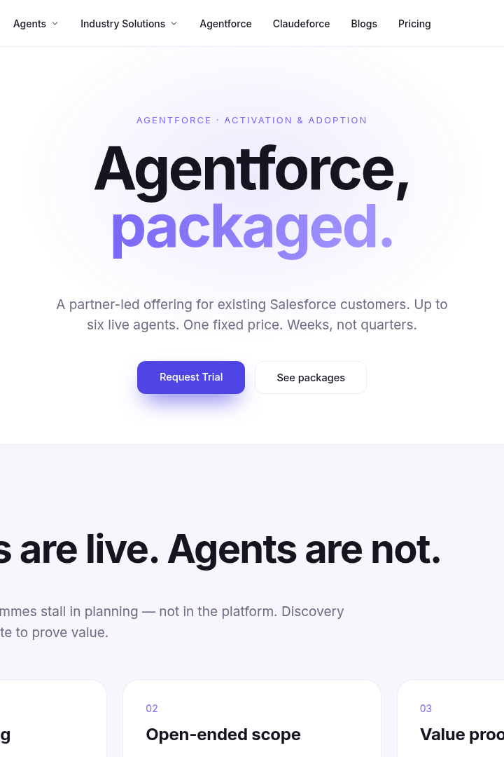 Captura de pantalla de Generative AI Agents - AgentForce