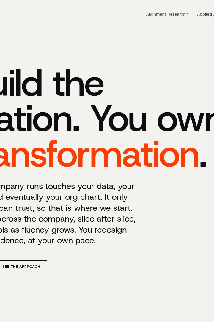 Captura de pantalla de AE.STUDIO - Transformación con IA