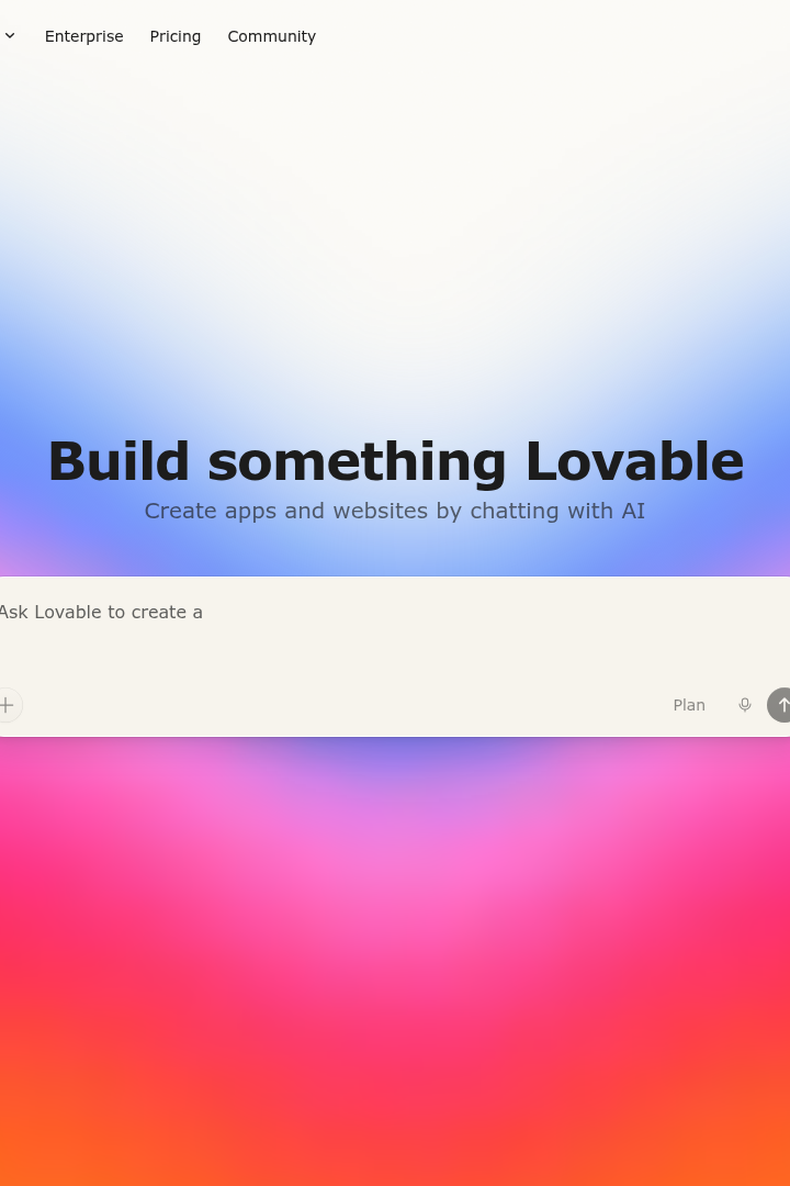 Captura de pantalla de Lovable - Hero
