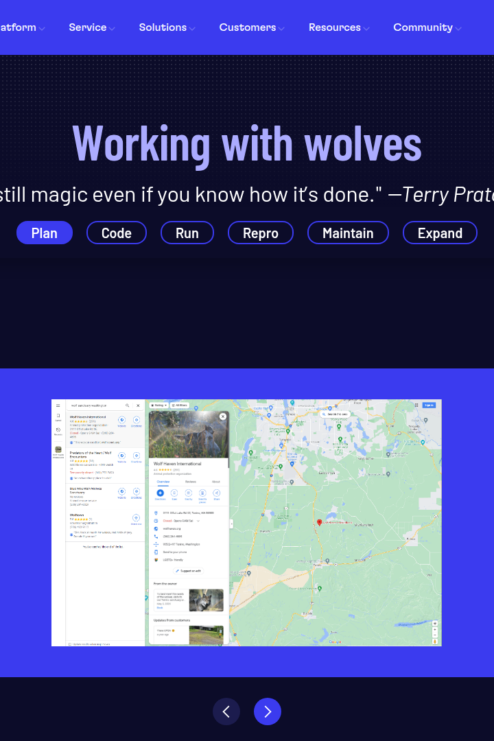 Captura de pantalla de QA Wolf - Cómo Funciona