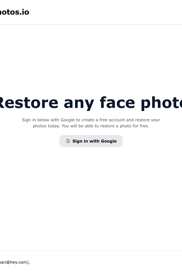 Captura de pantalla de RestorePhotos - Restaurador de Fotos
