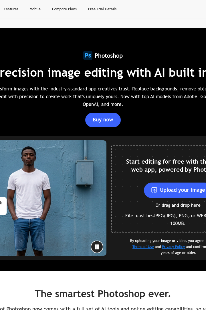 Captura de pantalla de Adobe Photoshop - Hero