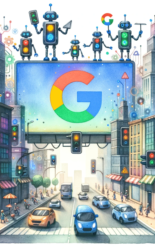 semáforos controlados por google