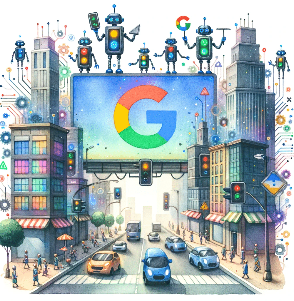 semáforos controlados por google