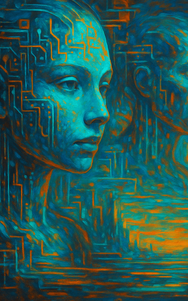 Representación artística de Gemini 3.0 multimodal en paisaje onírico