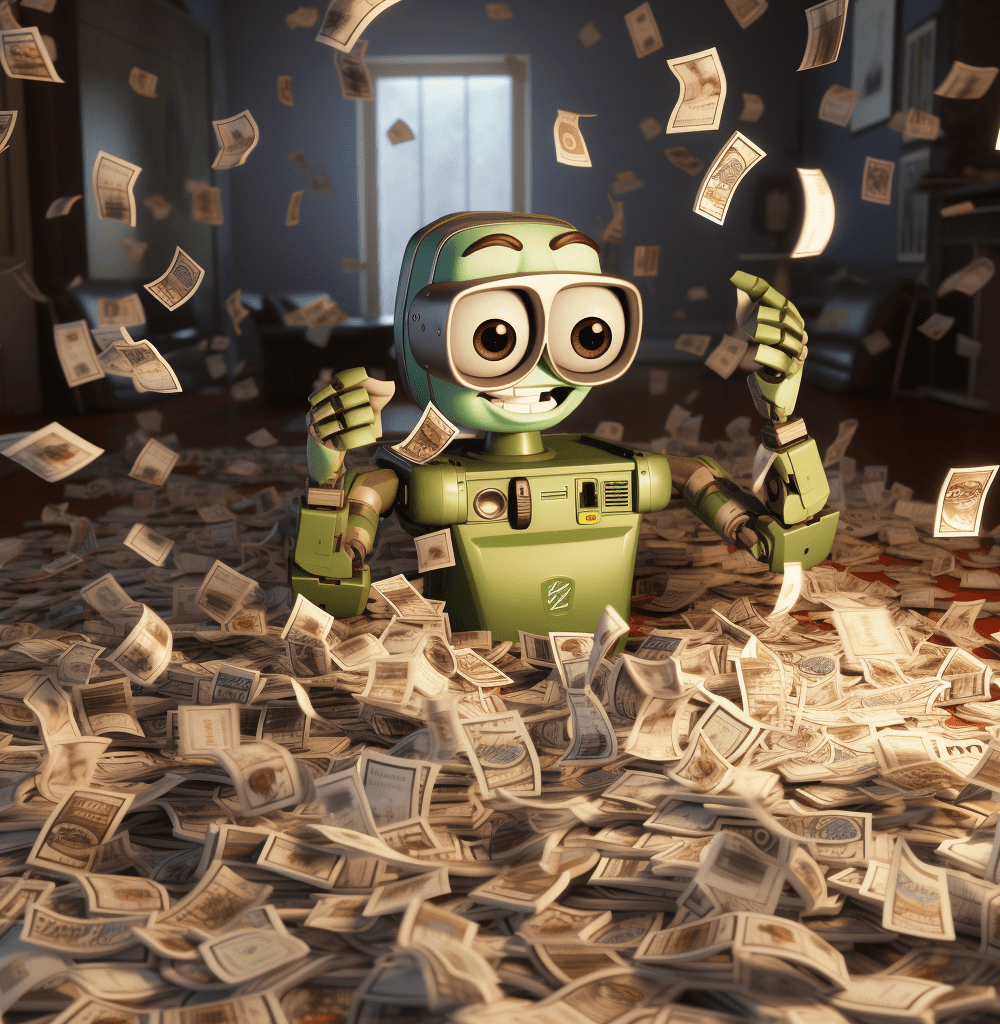 robot millonario