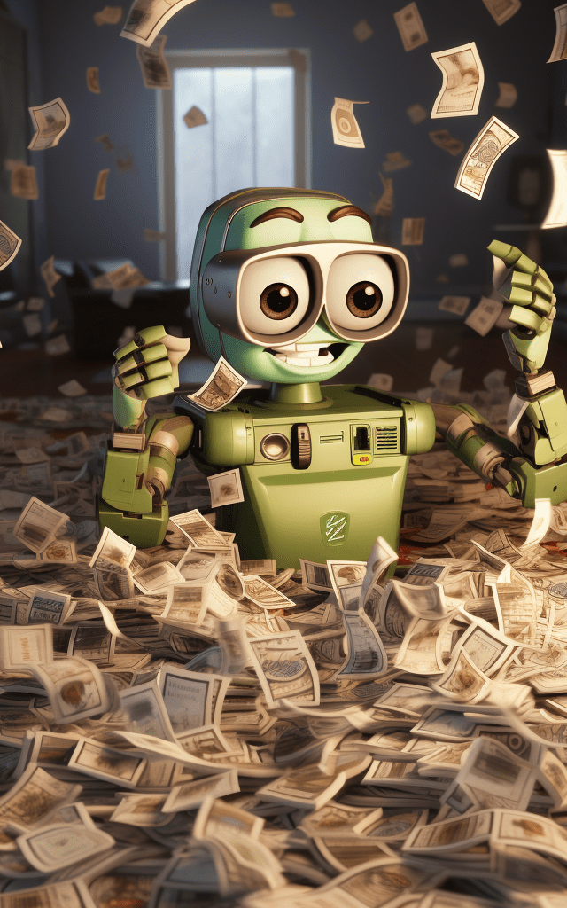robot millonario