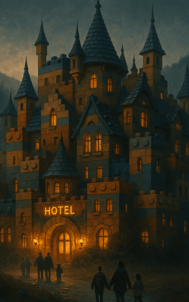 Hotel temático de Harry Potter en Alemania con fachada LEGO mágica