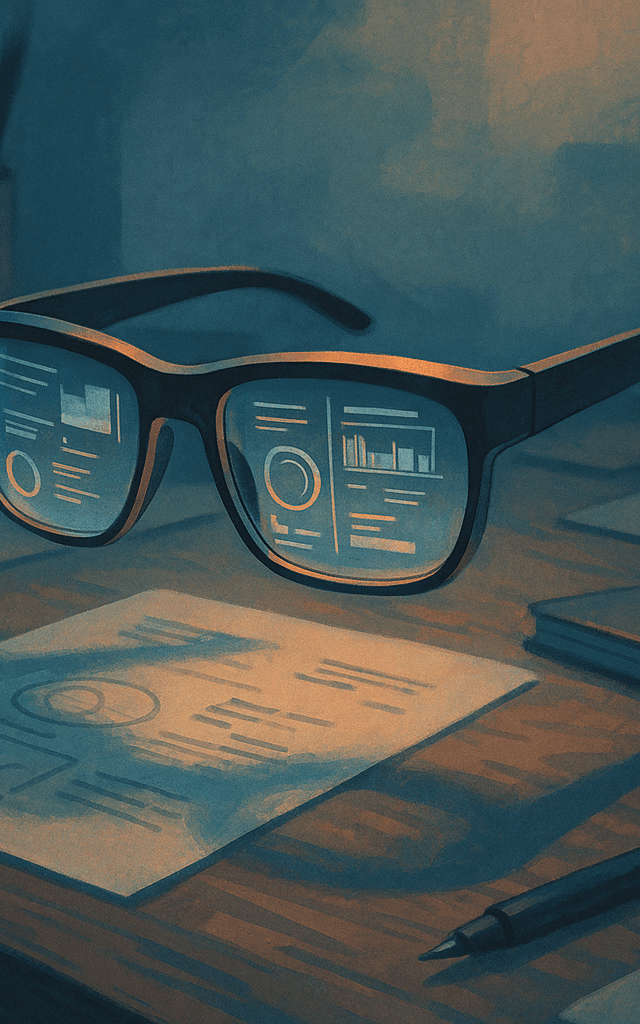 gafas IA Lenovo mostrando interfaces aumentadas en lentes