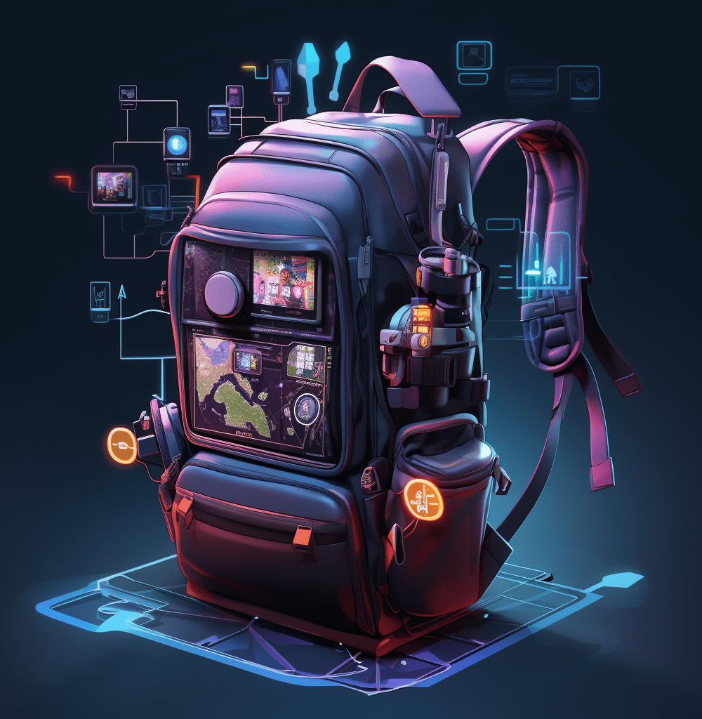 mochila futurista