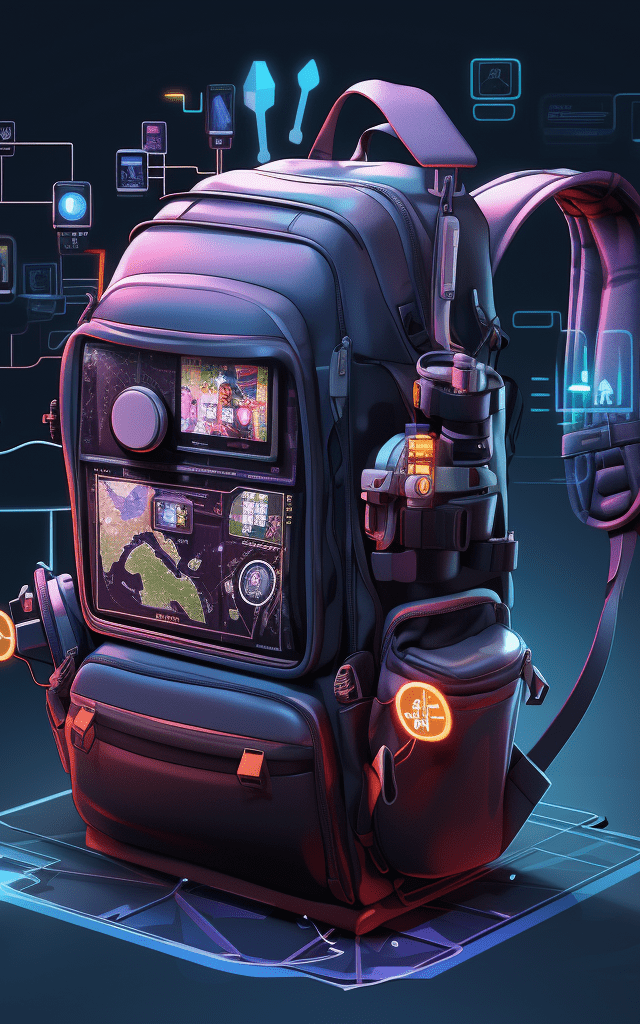 mochila futurista