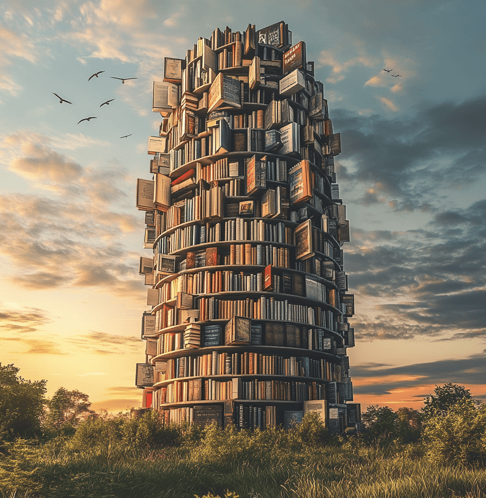 Torre de libros imponente al atardecer, simbolizando el conocimiento y el aprendizaje infinito sobre inteligencia artificial y tecnologíaintelliverso domina chat gpt en 3 diasintelliverso ia la mente exponencial el código de la próxima evolución humanaintelliverso la criminalística en la era de la inteligencia artificialversion 1.0.0intelliverso entiende la tecnología desde la caída de megaupload hasta los secretos de la inteligencia artificialintelliverso la revolución de la inteligencia artificial en la medicina gpt 4 y más alláintelliverso inteligencia artificial para el profesoradointelliverso esclavos del algoritmo manual de resistencia en la era de la inteligencia artificialversion 1.0.0intelliverso cómo la ia transformará nuestro futuro comprende la inteligencia artificial y prepárate para el mañanaintelliverso esta vez es diferente cuando la inteligencia artificial trasciende a la humanidadintelliverso inteligencia artificial una guía completa sobre la iaintelliverso la era de la inteligencia artificial y nuestro futuro humanointelliverso manual de inteligencia artificial para profesores redacción de situaciones de aprendizajeintelliverso la inteligencia artificial explicada a los humanosversion 1.0.0intelliverso atlas de iaintelliverso el derecho y la inteligencia artificialintelliverso inteligencia artificial guía para seres pensantesintelliverso la inteligencia artificial y tú