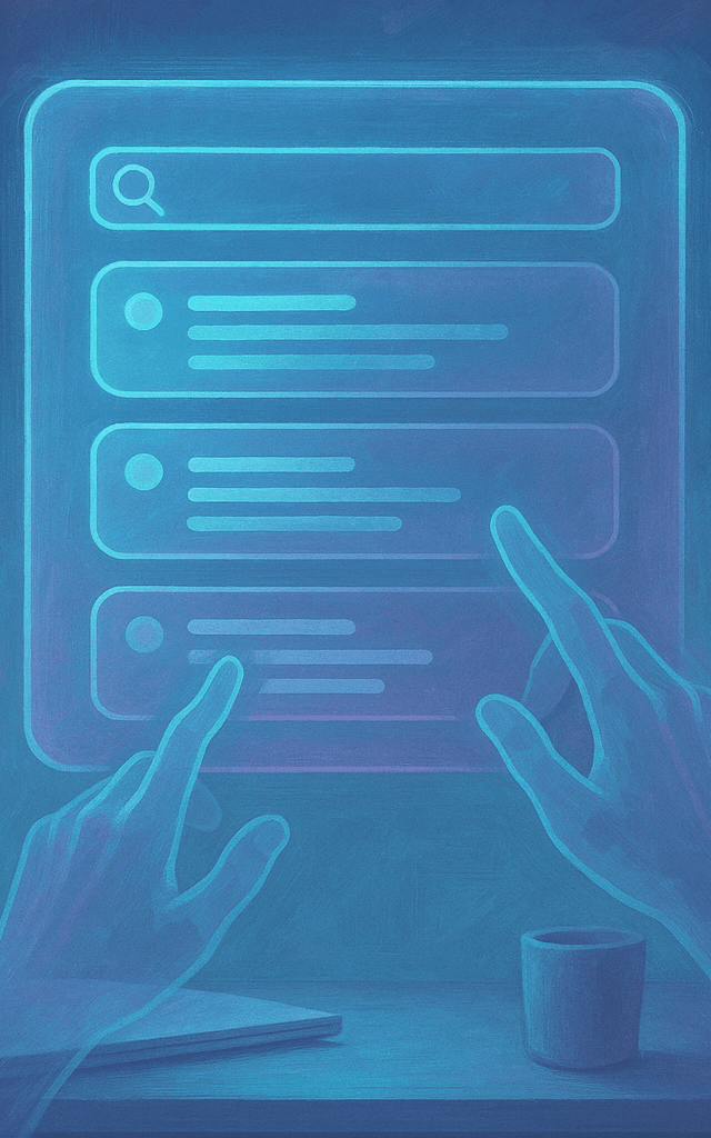 Interfaz conversacional de búsqueda Perplexity con enlaces verificables