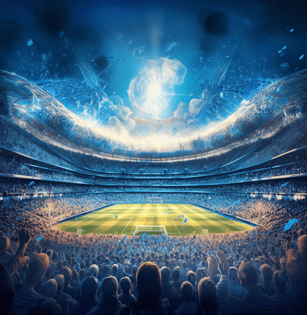 estadio de futbol ilustracion