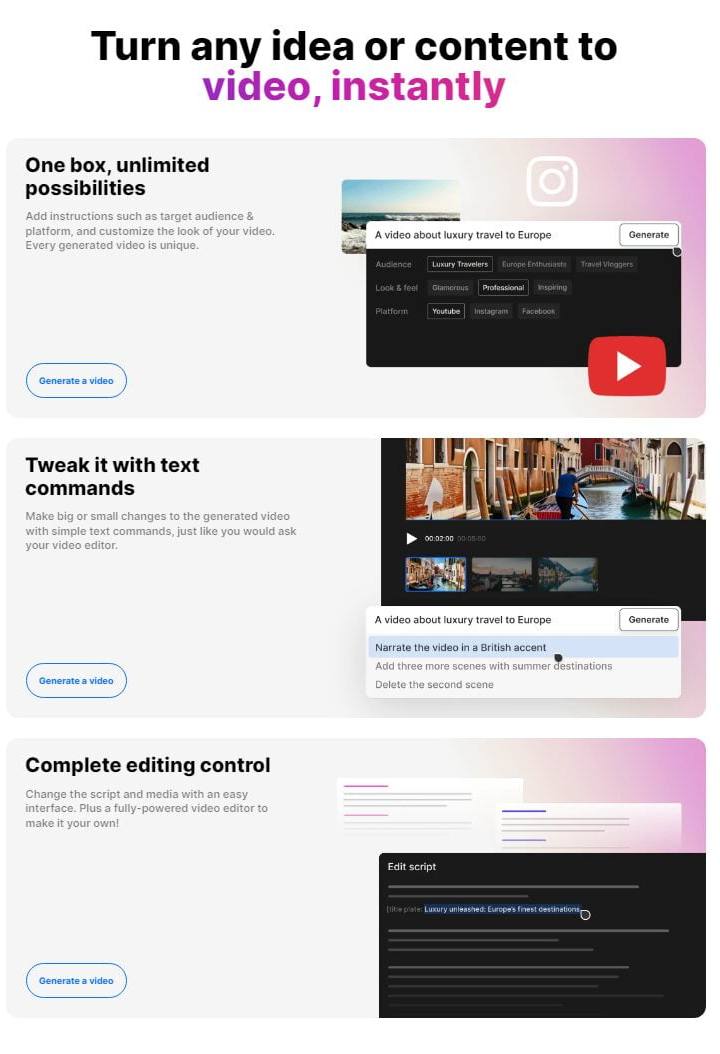 Screenshot 2 de InVideo AI