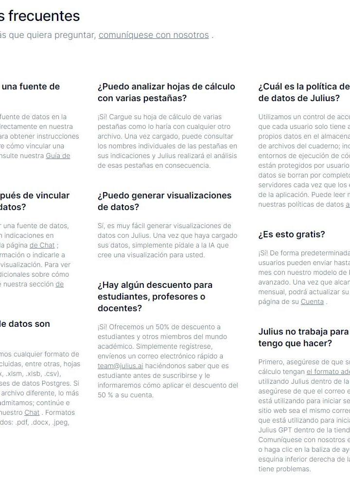 Screenshot 4 de Julius AI