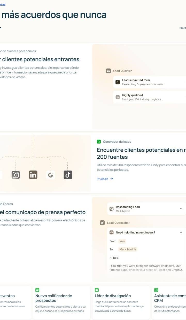 Screenshot 3 de Lindy AI