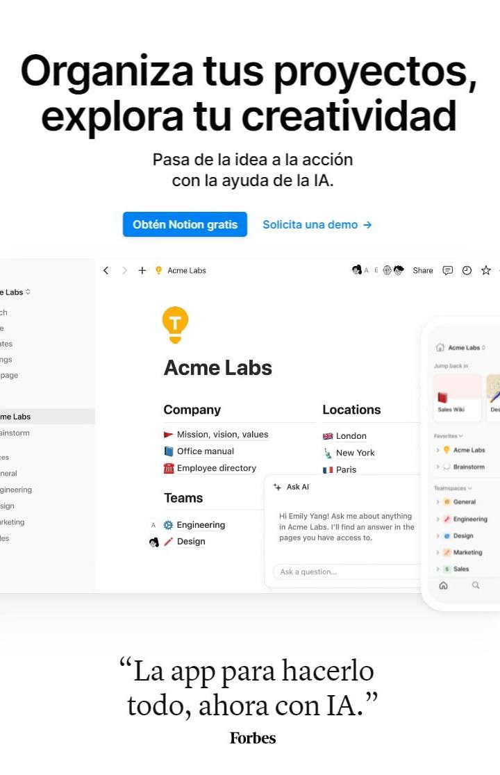 Screenshot 2 de Notion
