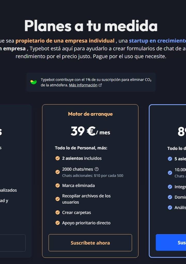 Screenshot 2 de Typebot