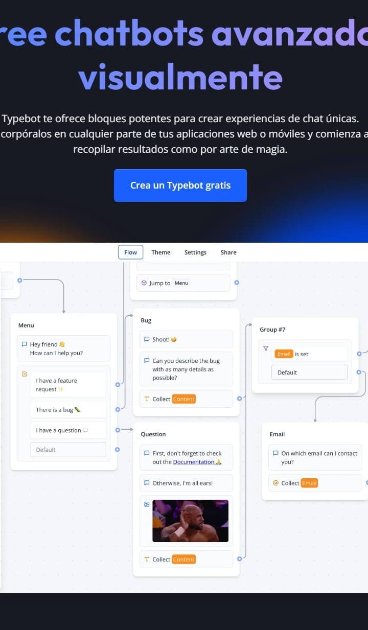 Screenshot 3 de Typebot